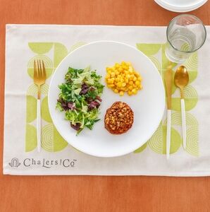 Chalets & Co “Meadow Breeze” Linen Placemats – Set of 2 Modern Designer Linens